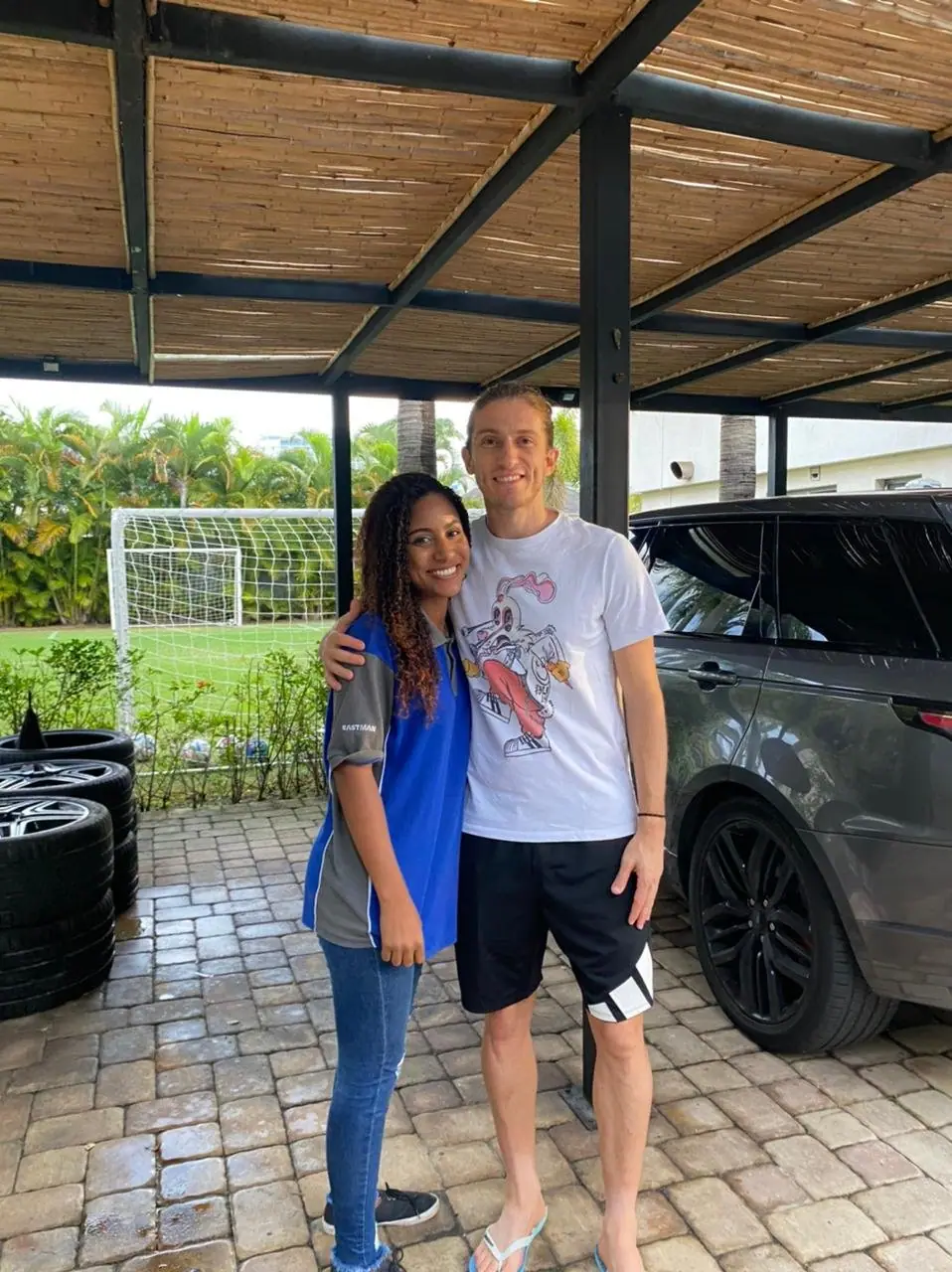 Película em Range Rover