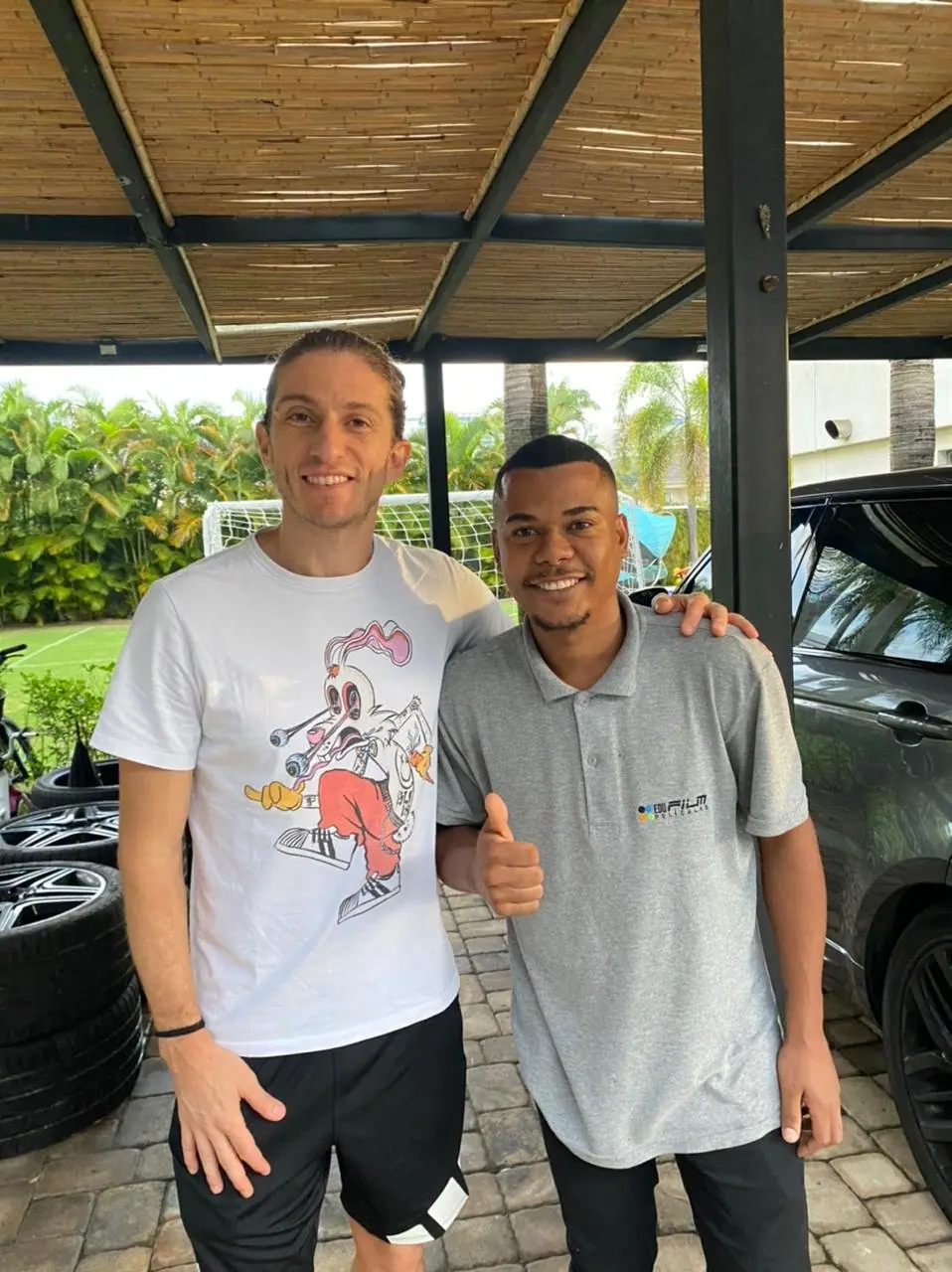 Película em Range Rover