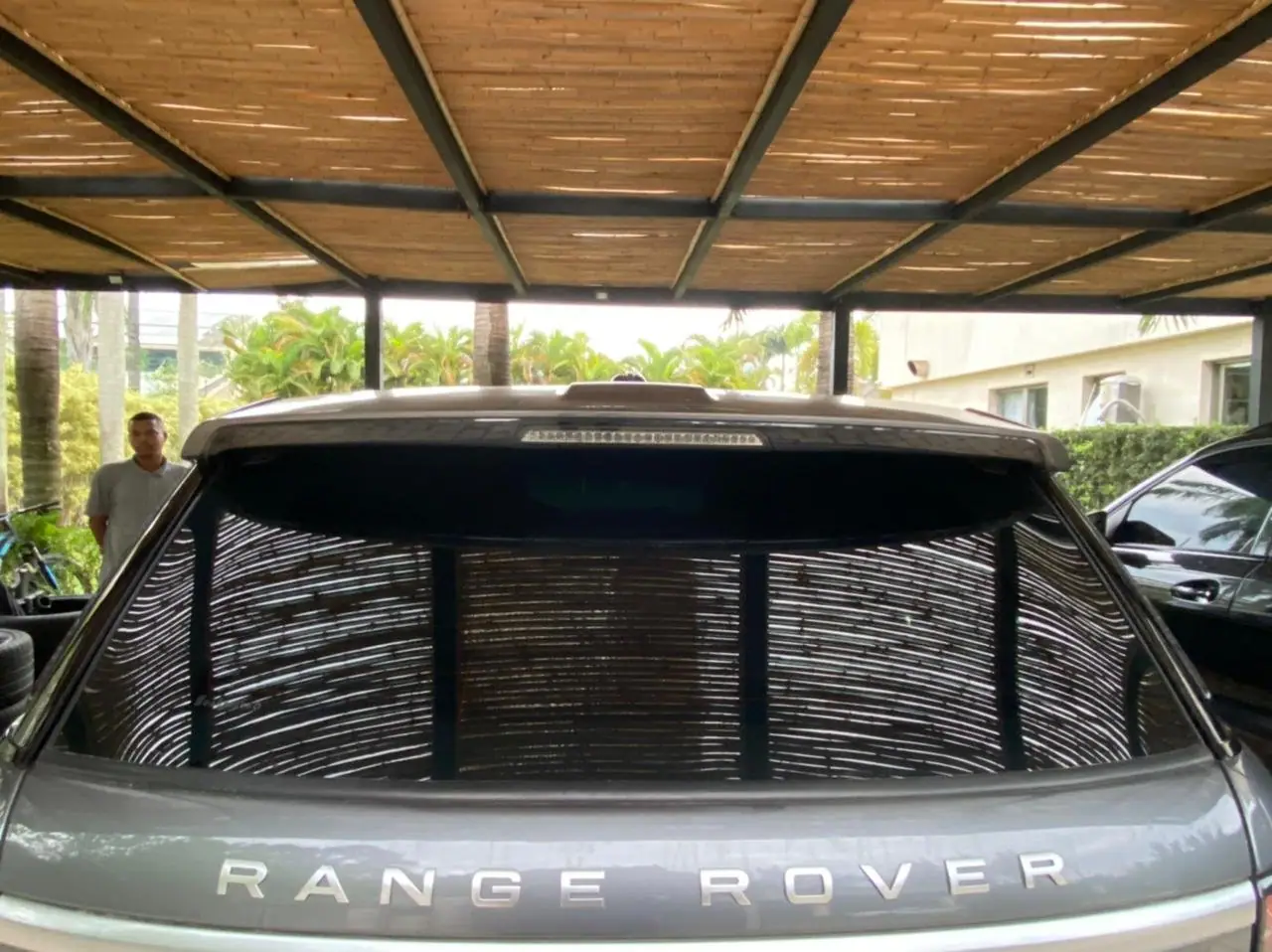 Película em Range Rover