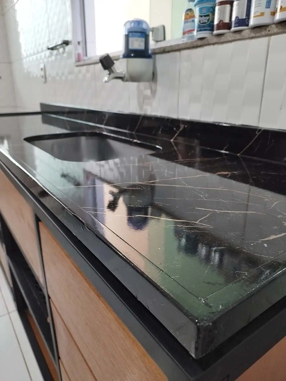 Como envelopar pia de cozinha